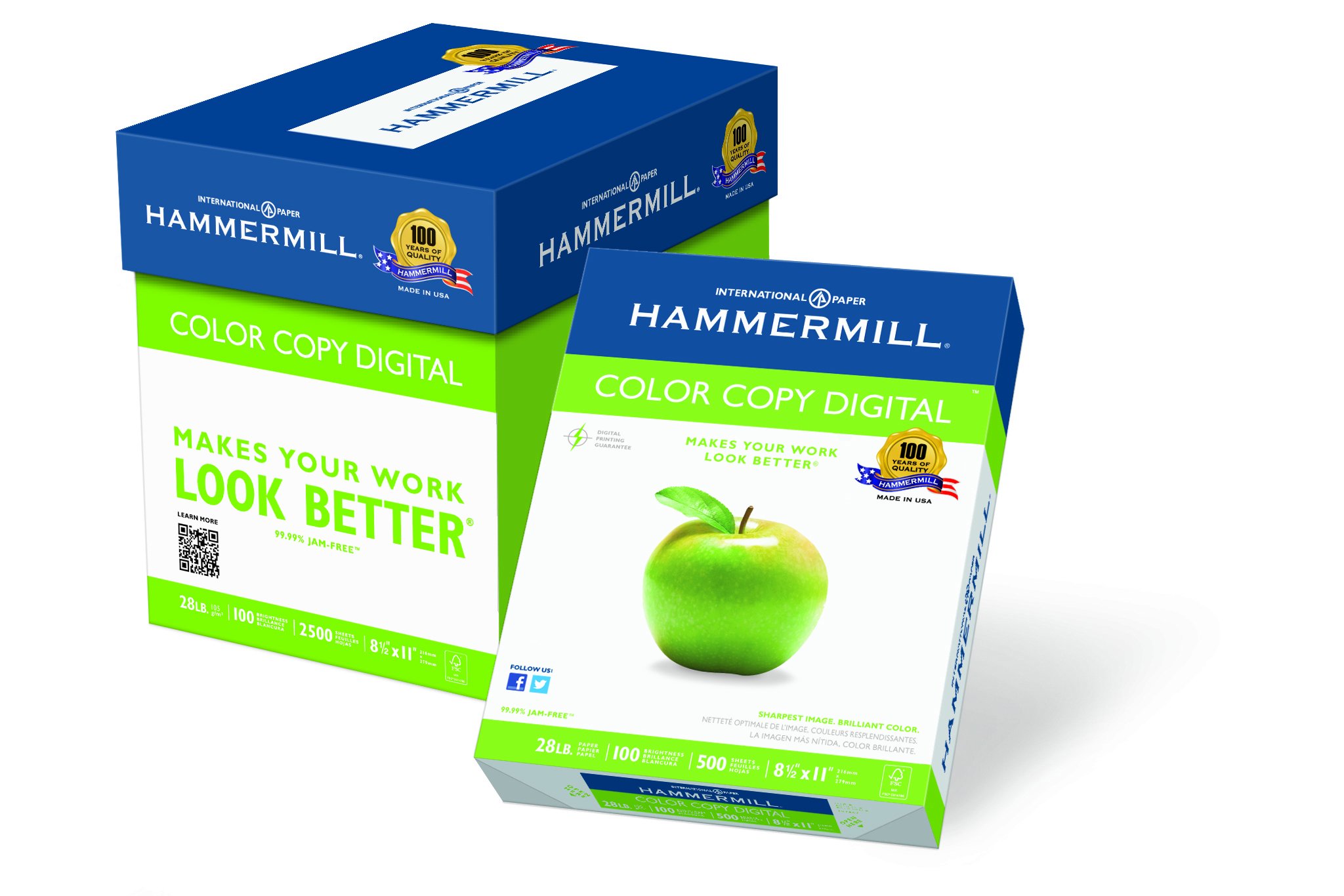 Hammermill Color Copy Digital 28Lb 8-1/2 X 11 Inch 100 Bright 2500 Sheets/ 5 .. 9 71QcAG7HiVL