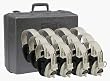 Califone International 2924AVPS-12 Set Of Twelve Deluxe Stereo Headphones With Carry Case