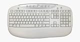 Logitech Portuguese - Brazil PS2 COMPUTER KEYBOARD BEIGE / IVORY