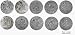 Belarus Fairy Tales Series - 9-Coin Silver Set - Uncirculated