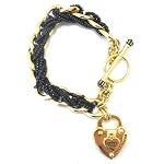 juicy couture black beaded bracelet