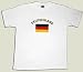 T-Shirt Deutschland, weiß, Größe XL, Round-T