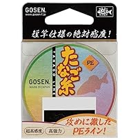 ゴーセン(GOSEN) ライン PEたなご糸 30m 0.2号 GK1002 ブラック 0.2