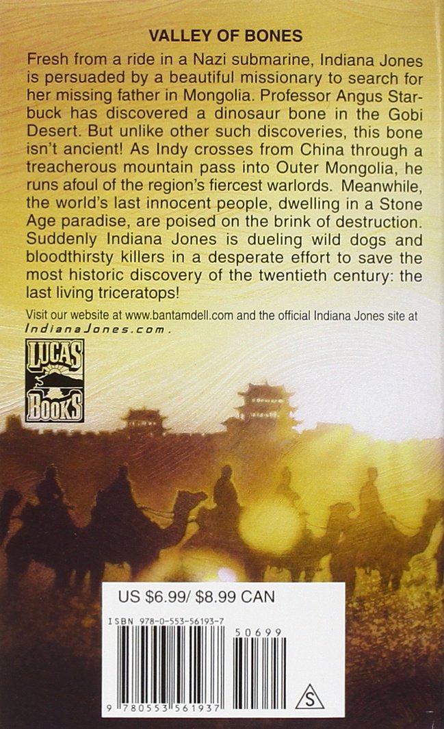 Amazon.com: Indiana Jones and the Dinosaur Eggs (9780553561937 ...