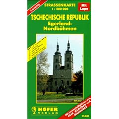 H�fer Stra�enkarten, Tschechische Republik, Egerland-Nordb�hmen: Mit Innenstadtpl�nen von Eger, Karlsbad und Marienbad. (CS 001)