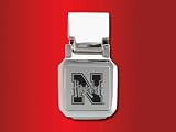 University of Nebraska - Spring Loaded Money Clip - Laser Engraved