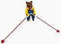 Ernest Balancing Bear by Schylling