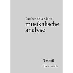 Musikalische Analyse. Textteil / Notenteil