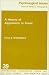 History of Aggression in Freud Psychological Issues (Psychological Issues, No 39)
