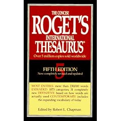 The Concise Roget's International Thesaurus (5th Edition)