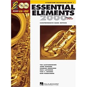Essential Elements 2000, Book - Eb Baritone Saxophone - Book, CD and DVD Package