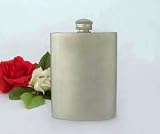 Visol Genuine Pewter Plain Satin Finish Flask (6oz)