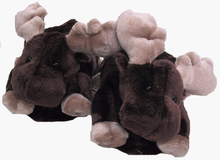 Moose Slippers for Women and Men