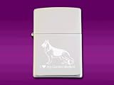 German Shepherd - Zippo Lighter - Laser engraved