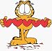 Search : Advanced Graphics 34 Garfield Paper Hearts Cardboard Standup