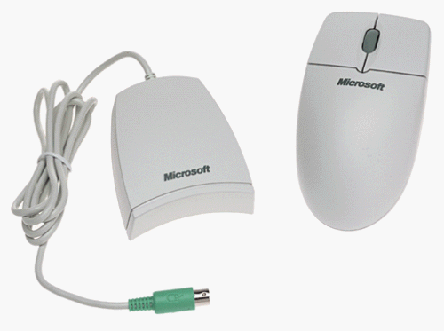 Microsoft Cordless Wheel Mouse (PS2)