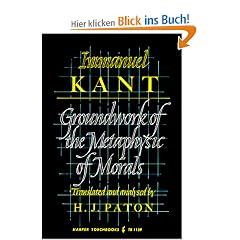 The Groundwork of the Metaphysics of Morals (Harper Torchbooks)