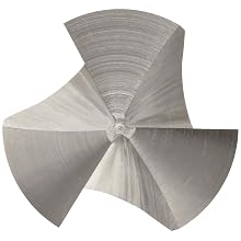 Magafor 434 Series Cobalt Steel Uncoated (Bright) Countersink, 3 Flute, 82 Degrees Cutting Angle, 1" Cutting Length