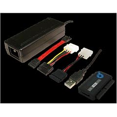 USB Adapter f�r 1,8" (nur Hitachi IDE) / 2,5 / 3,5 und 5,25" IDE/SATA Ger�te