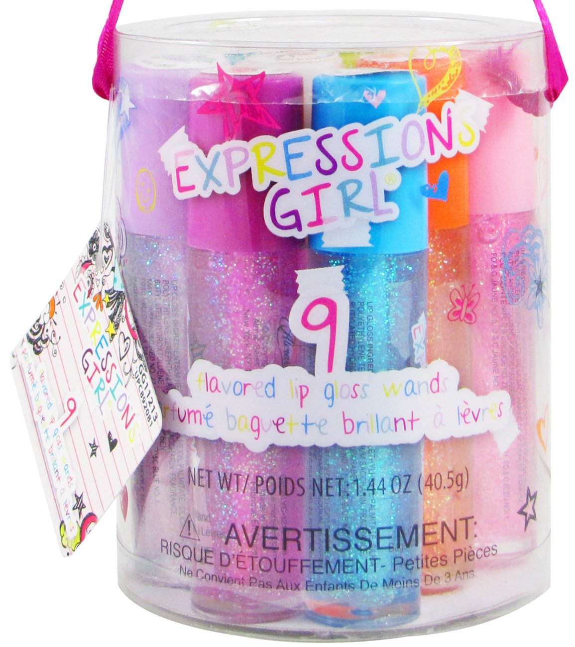 Expressions RollOn Lip Gloss SET FLAVORED LIP GLOSS 9 PC LIP GLOSS SET