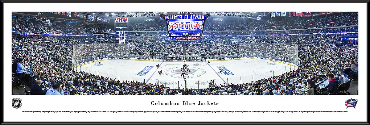 Amazon.com : Columbus Blue Jackets Panoramic Poster - Standard ...