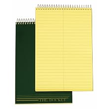 TOPS Spiral Steno Notebook, Gregg Rule, 6 x 9 Inches, Canary, 100 Sheets per Pad (63851)