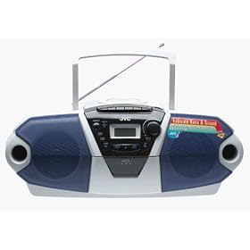JVC RCQN1 Compact Portable CD Boombox