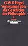 Werke in 20 B�nden mit Registerband: 18: Vorlesungen �ber die Geschichte der Philosophie I: BD 18 (suhrkamp taschenbuch wissenschaft)