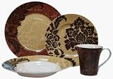 222 Fifth La Belle, Spice Dinnerware Set, Service for 4 by 222 Fifth