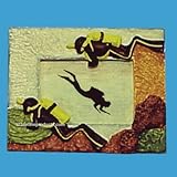 Scuba Divers Diving Picture Frame