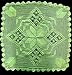 Handmade Cotton Table Topper - Fresh Apple Green