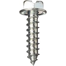 Zinc Plated Steel Sheet Metal Screw, Hex Head