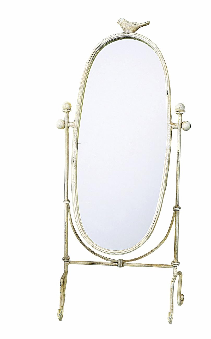 Creative Coop Cottage Chic Vanity Mirror, 18.5Inch