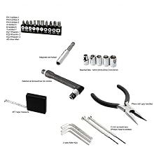 Natico Executive Office 24 Pc Tool Kit In Tin Case (60-ET-24)