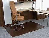 Anji Mountain Roll-Up Bamboo Chairmat, Rectangle, Dark Cherry, 48inch x 72inch AMB24002