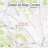USGS Topographic Quadrangle Map - Meade Peak, Idaho (Folded/Waterproof)