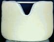 Fleece Coccyx Wedge Seat Cushion with Handle