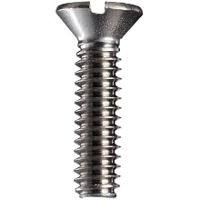 ASME B18.6.3 18-8 Stainless Steel 82 Degree Flat Head Machine Screw, Slotted Drive