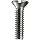 ASME B18.6.3 18-8 Stainless Steel 82 Degree Flat Head Machine Screw, Slotted Drive