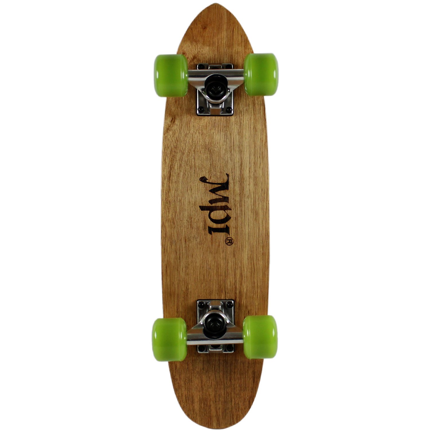 MPI Vintage NOS 1970S Old School Dark Wood Kicktail Cruiser Skateboard