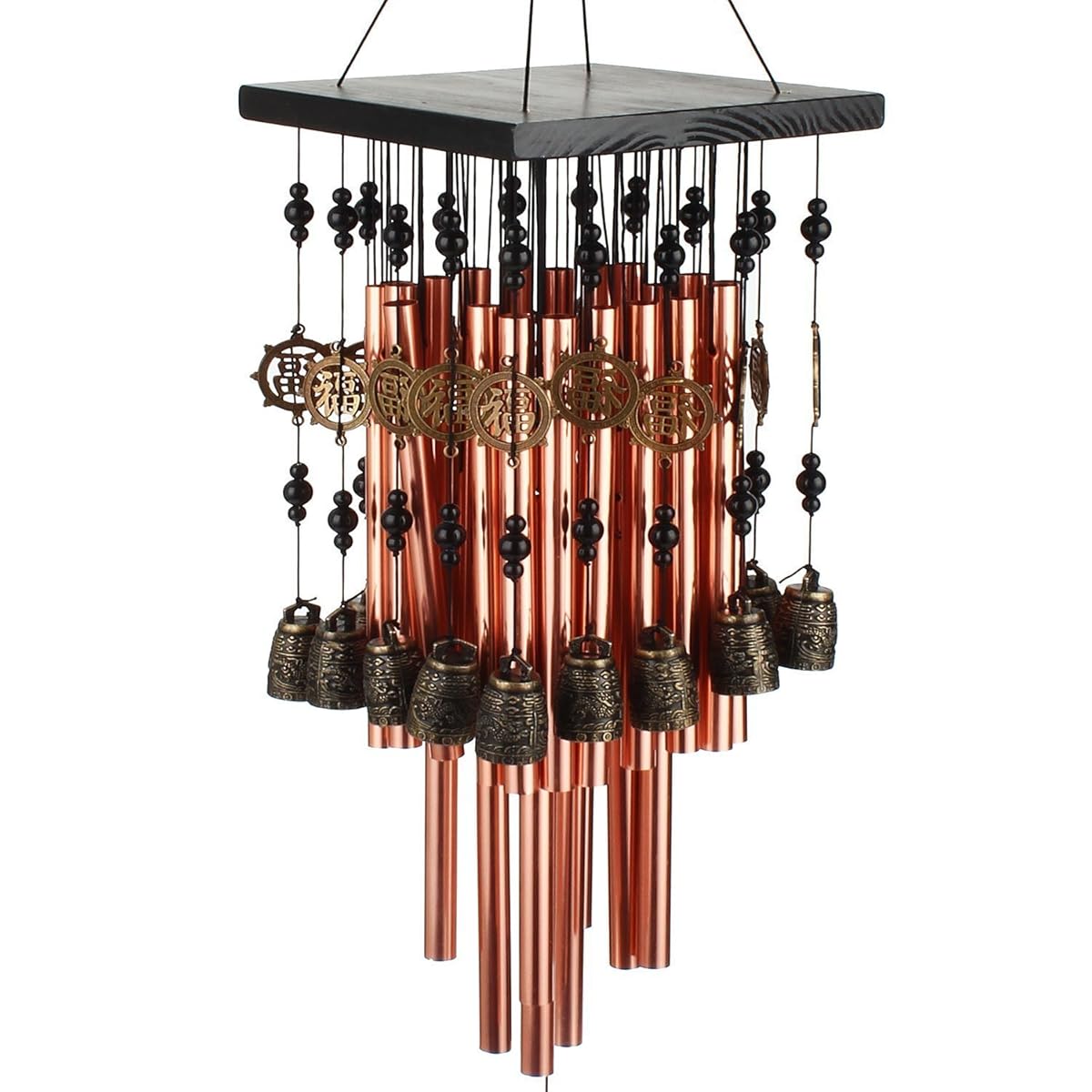 Ylyycc 28 Metal Tube Wind Chime with Copper Bell