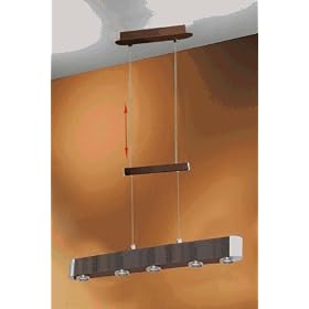 Eglo 87953A Chicago, Antique Brown Nickel, 5-Light Pendant Light Fixture by Eglo