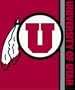 University of Utah Raschel Blanket