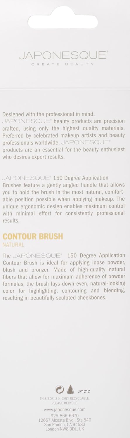 Amazon.com: JAPONESQUE 150 Degree Contour Brush: Luxury Beauty
