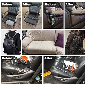 Leather Repair Patch Kits For Car Seats Couches And Elbow Self