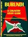 Burundi Country Study Guide