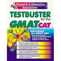 GMAT CAT Testbuster -- REA's Testbuster for the GMAT (Test Preps)