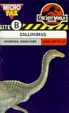 Gallimimus (Microfax Lost World Books)