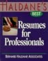 Haldane's Best Resumes For Professionals
