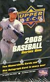 2008 Upper Deck Series 1 Baseball Hobby Box